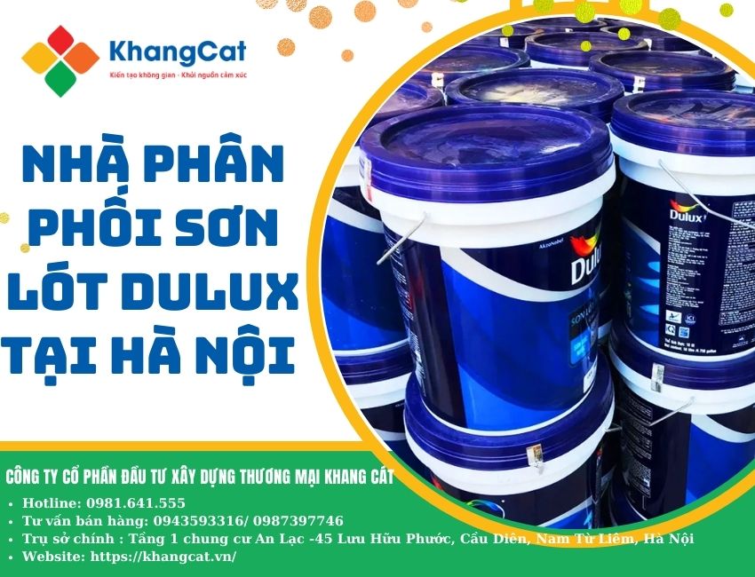 Nhà phân phối sơn lót DULUX giá tốt, chất lượng cao tại Hà Nội